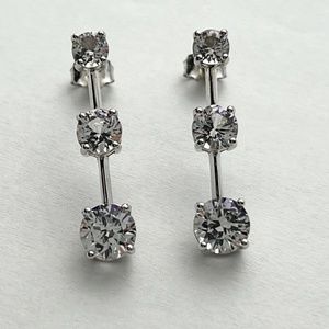 Faux Diamond earrings 925-Sterling Silver